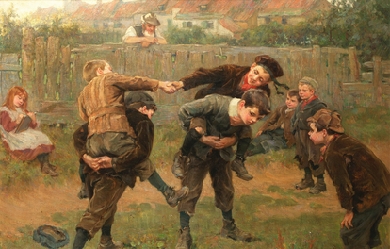 The tournament, by Ralph Hedley