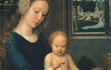 Madonna and Child with the Milk Soup, by Gerard David