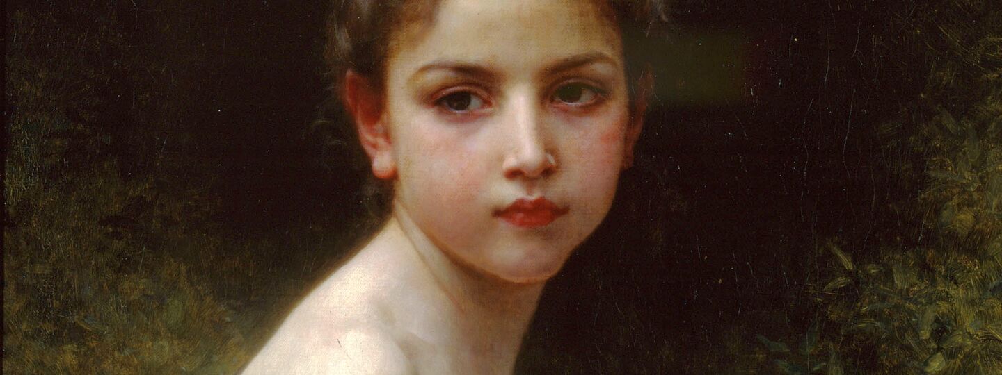 Girl bouquet, by William-Adolphe Bouguereau