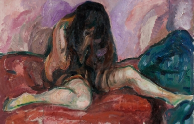 Weeping Nude, by Edvard Munch