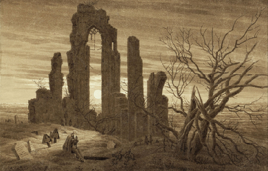 Winter – Night – Old Age and Death, by Caspar David Friedrich