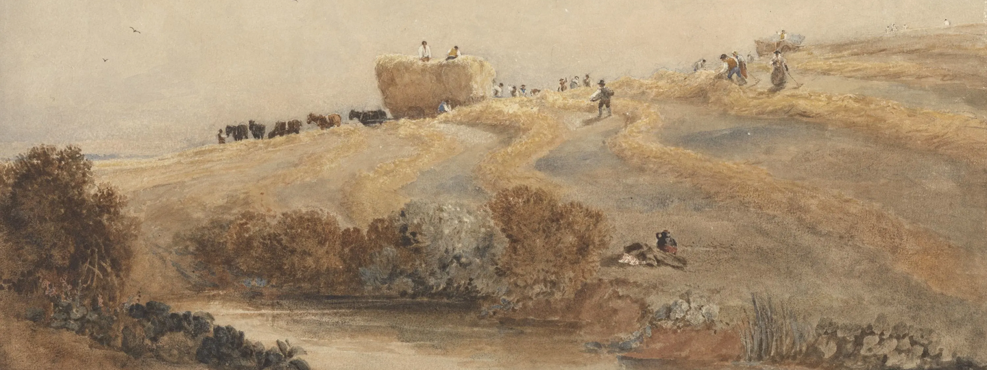 Haymaking, by David Cox