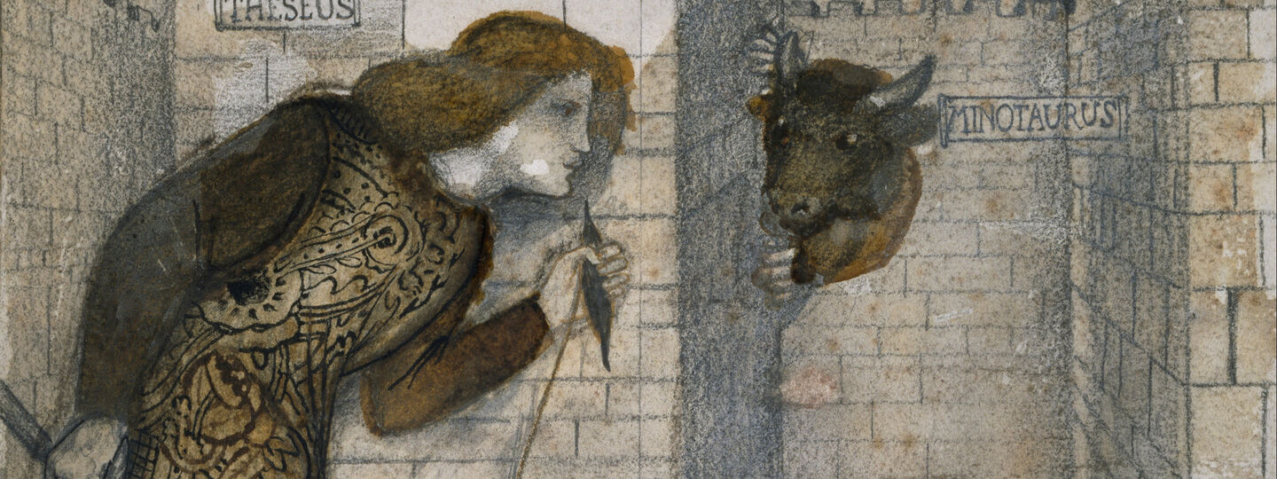 Theseus and the Minotaur in the Labyrinth, by Edward Burne-Jones