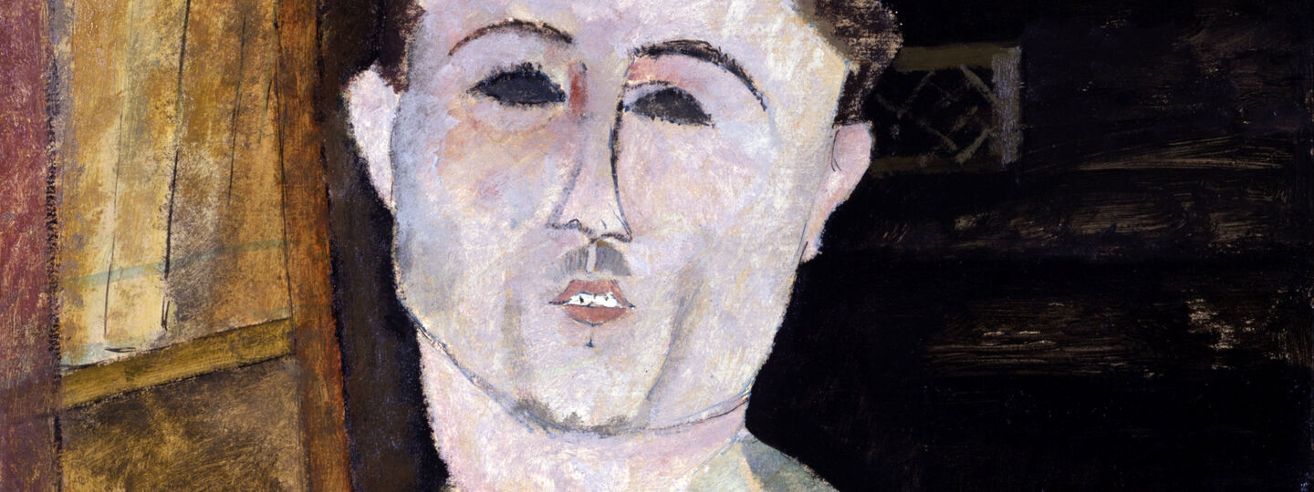 Paul Guillaume, by Amedeo Modigliani