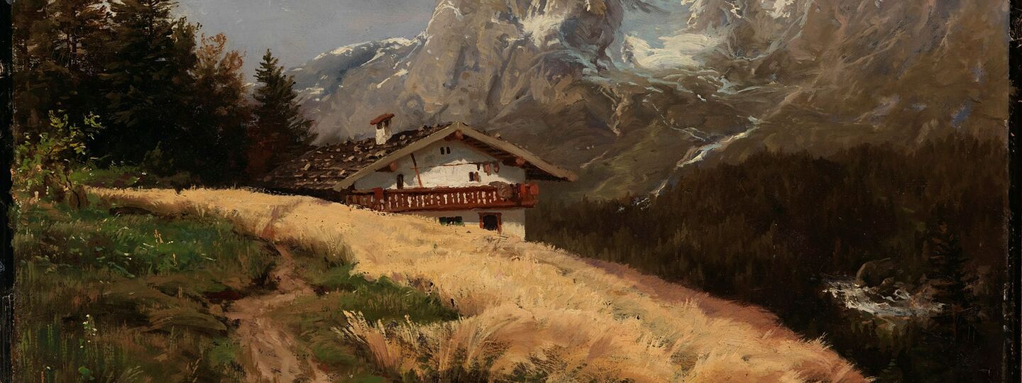 View from Ramsau, by Hjalmar Munsterhjelm