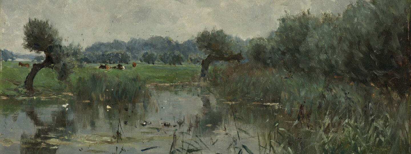 In the Floodplains of the River IJssel, by Willem Roelofs