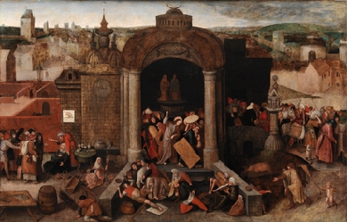 Christ Driving the Traders from the Temple, by Pieter Bruegel the Elder