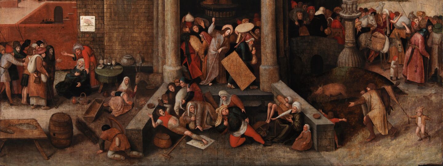 Christ Driving the Traders from the Temple, by Pieter Bruegel the Elder