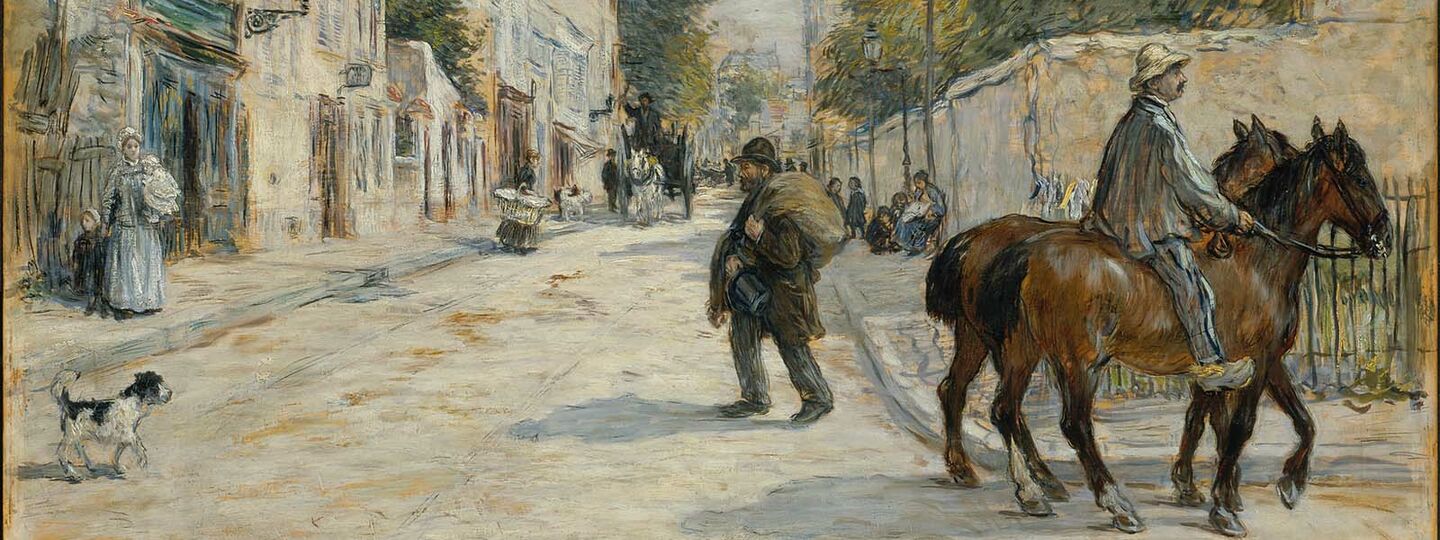 Street Scene (Street in Levallois), by Jean-François Raffaëlli