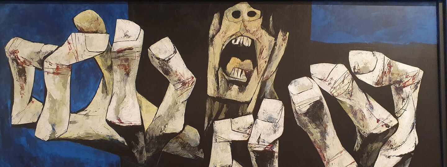 Hands of Protest, by Oswaldo Guayasamin