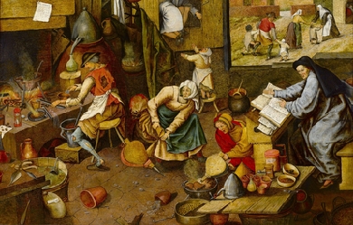 The Alchemist, by Pieter Brueghel the Younger