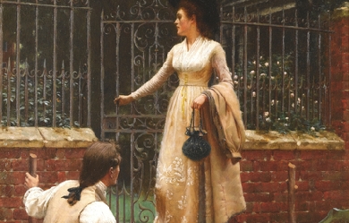 The Elopement, by Edmund Leighton