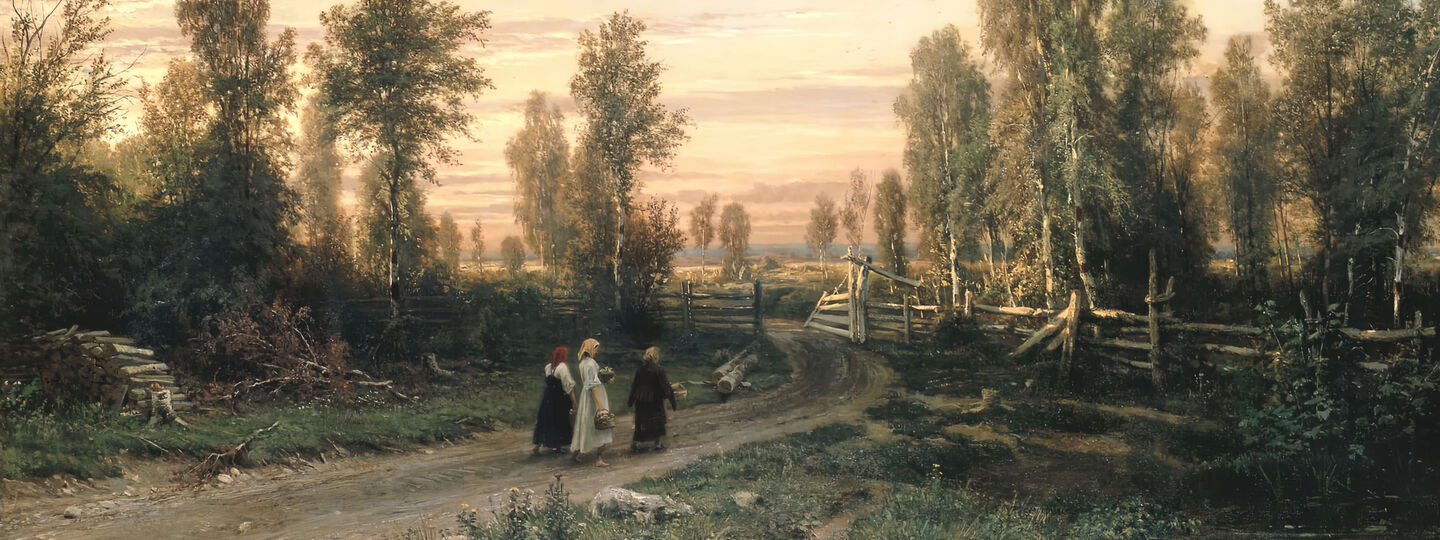 Evening, by Ivan Shishkin