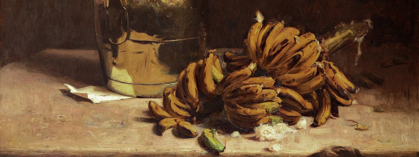 Bananas in Metal, by Pedro Alexandrino