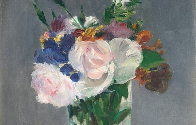 Flowers in a Crystal Vase, by Édouard Manet