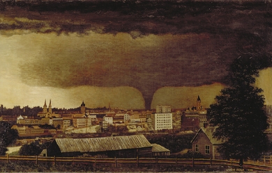 Tornado over St. Paul, by Julius Holm