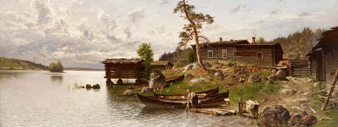 Morning Mood (Island View), by Hjalmar Munsterhjelm