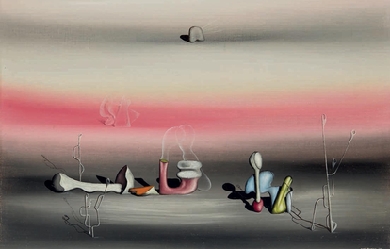 Dangers of currents, by Yves Tanguy