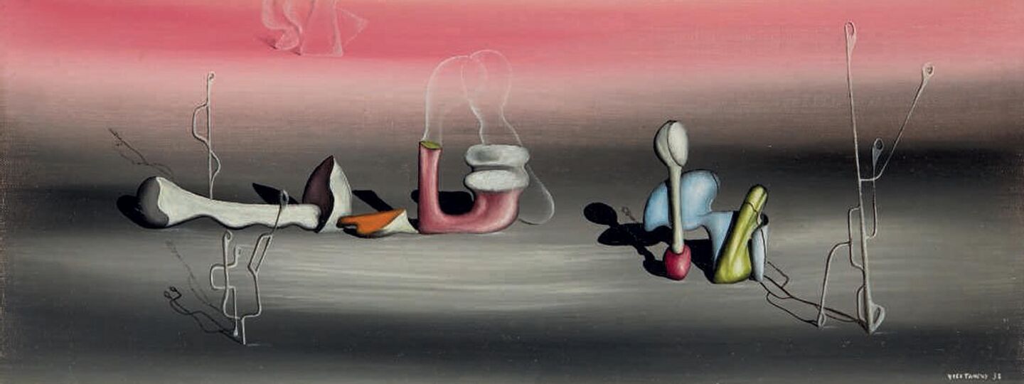 Dangers of currents, by Yves Tanguy