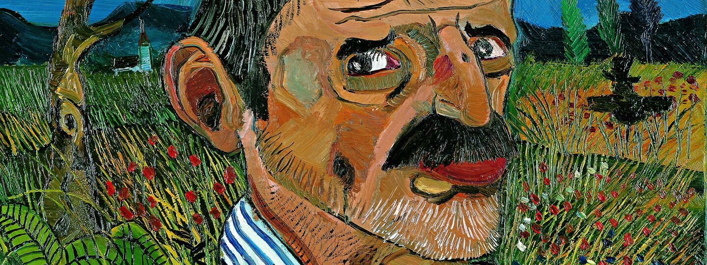 Self portrait, by Antonio Ligabue