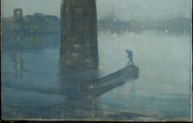 Nocturne in Blue and Gold: Old Battersea Bridge, by James Abbott McNeill Whistler