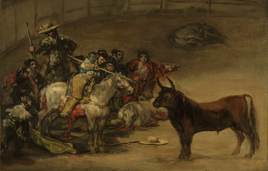 Bullfight, Suerte de Varas, by Francisco de Goya