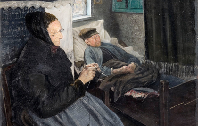 The Sick Man, by Laurits Andersen Ring