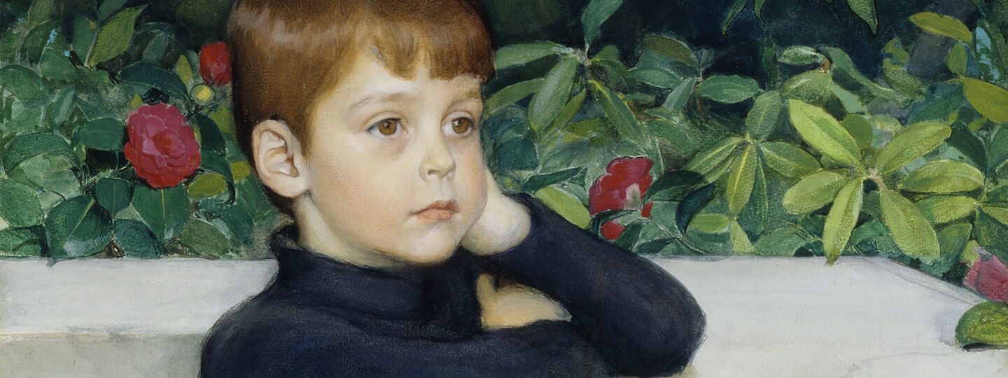 Saimi in the Meadow, by Eero Järnefelt