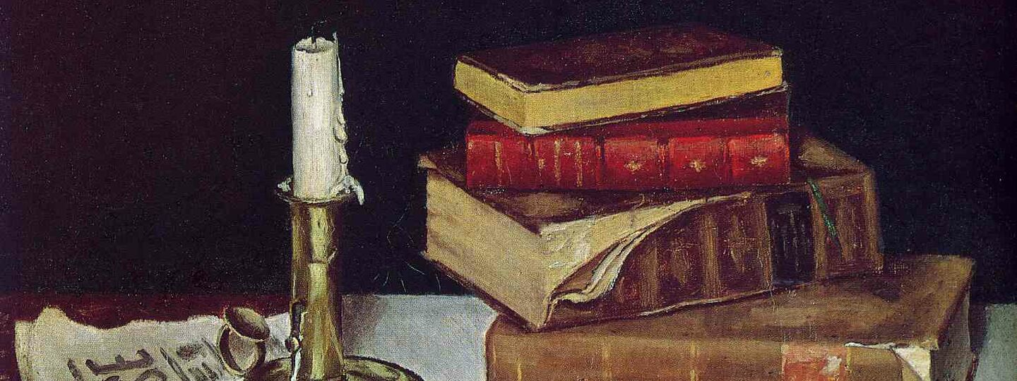 Still Life with Books and Candle, by Henri Matisse
