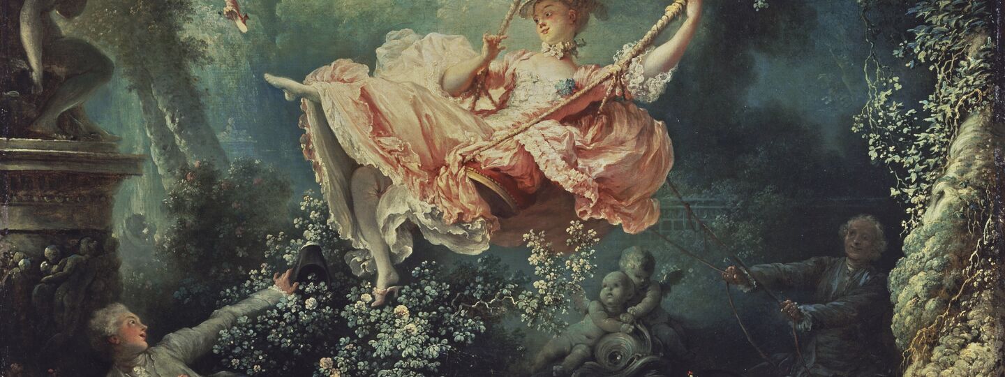 The Happy Accidents of the Swing, by Jean-Honoré Fragonard