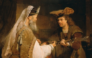 Ahimelech Giving the Sword of Goliath to David, by Aert de Gelder