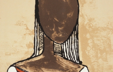 Portrait, by Wifredo Lam
