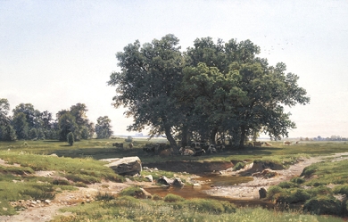 Oaks, by Ivan Shishkin