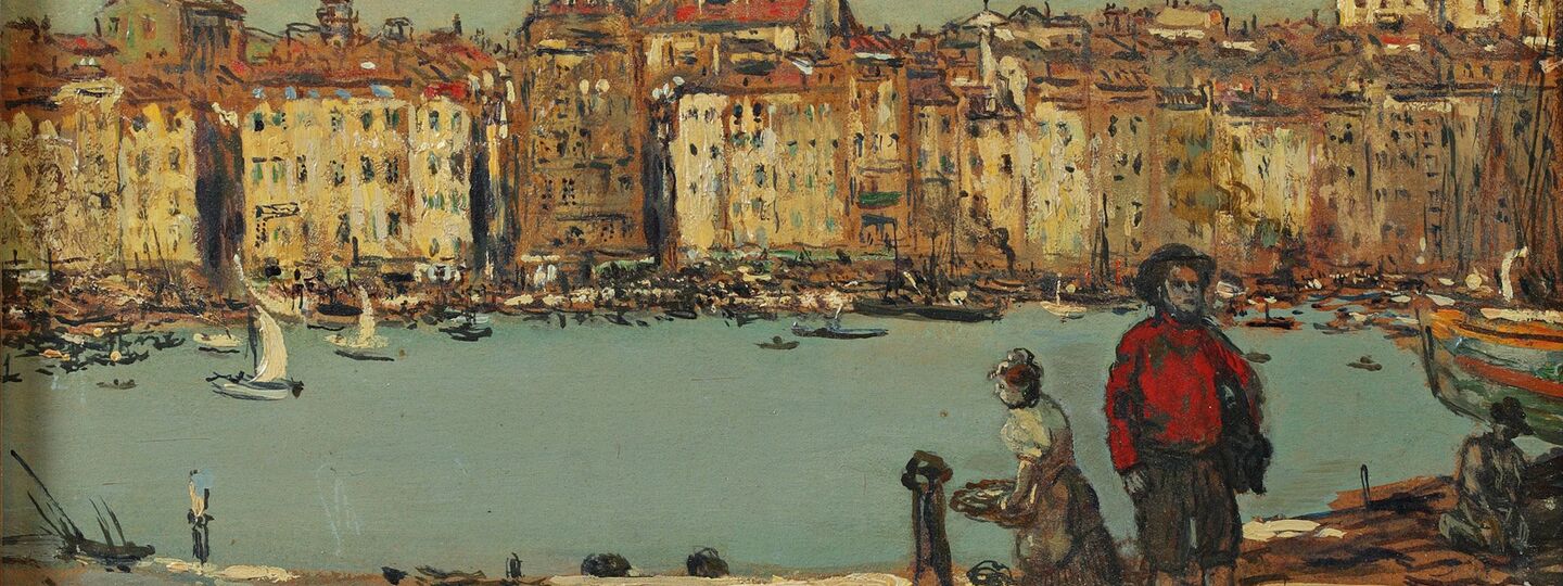 The Harbor, Marseille, by Jean François Raffaëlli