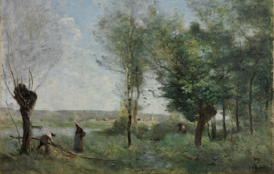 Souvenir of Coubron, by Jean-Baptiste-Camille Corot