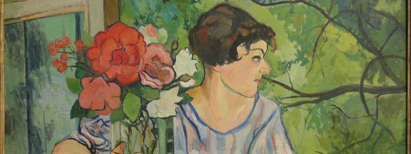 Young Girl in Front of a Window, by Suzanne Valadon