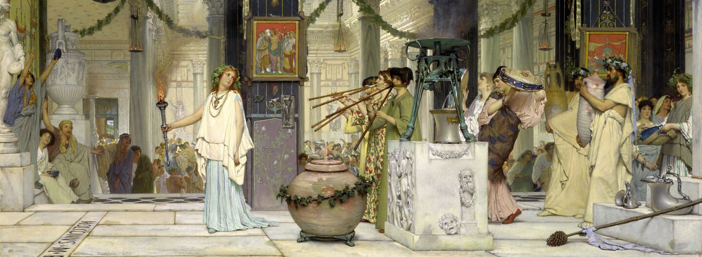 The vintage festival, by Lawrence Alma-Tadema