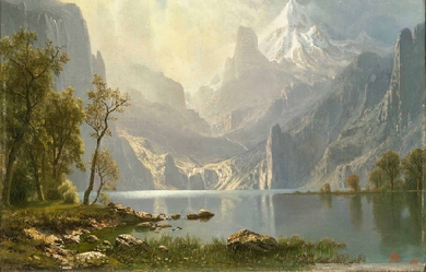 In the Sierras, by Albert Bierstadt