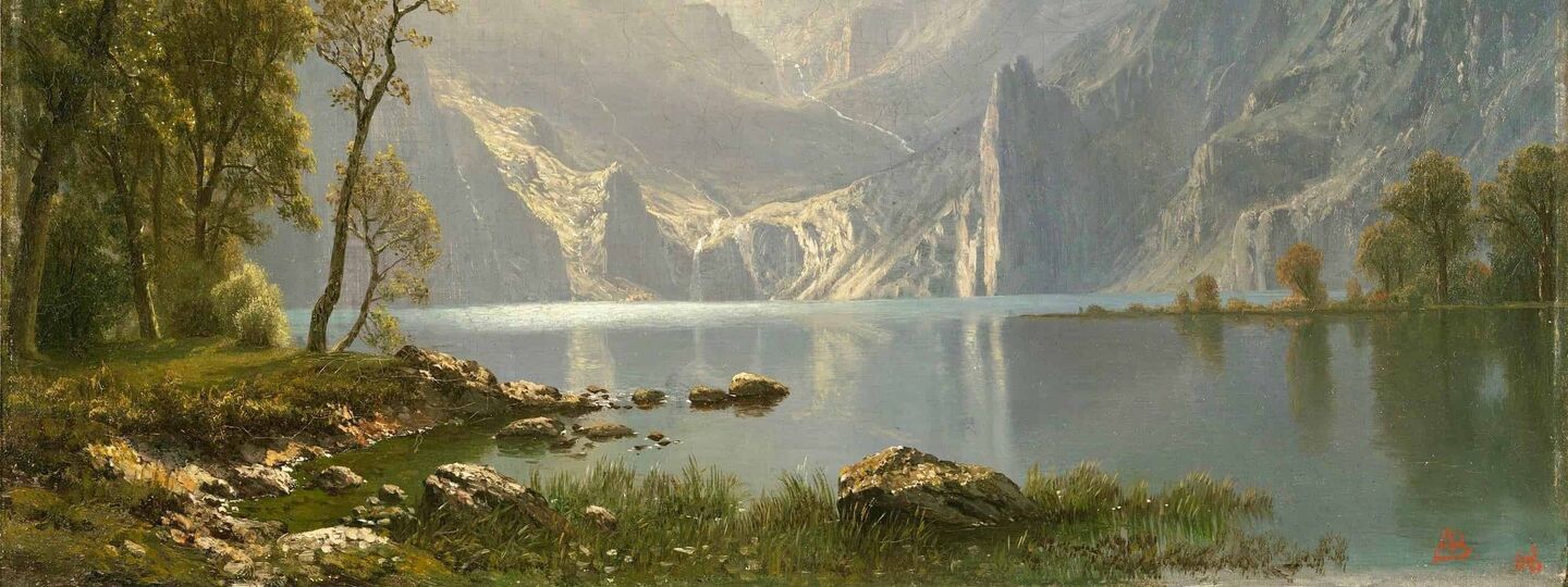 In the Sierras, by Albert Bierstadt