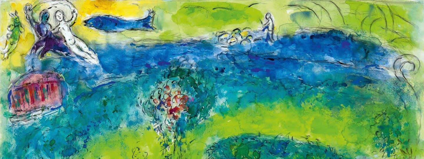The orchard, by Marc Chagall