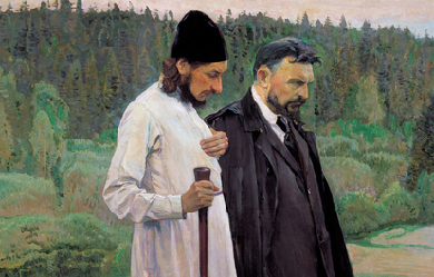 Philosophers, by Mikhail Nesterov