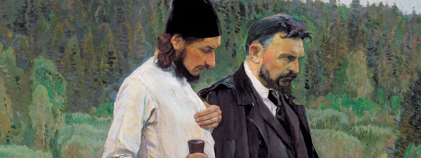 Philosophers, by Mikhail Nesterov