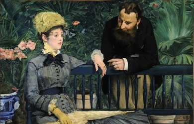 In the Conservatory, by Édouard Manet