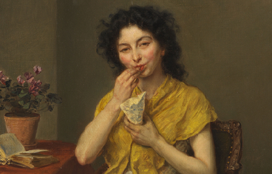 The sweet tooth, by Ludwig Knaus