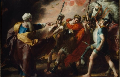 Saul Reproved By Samuel, by John Singleton Copley