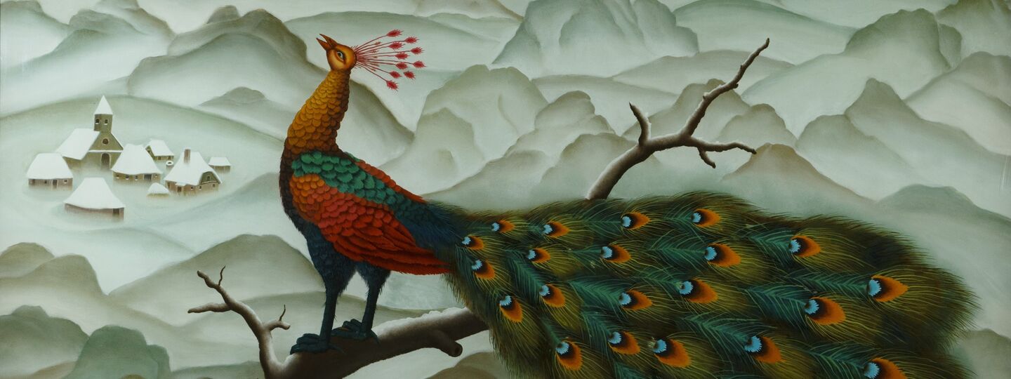 Peacock, by Ivan Generalić