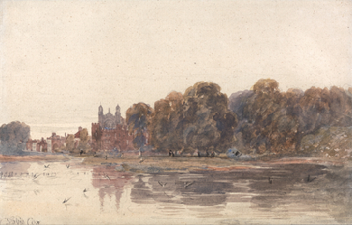 Eton from the Thames, by David Cox