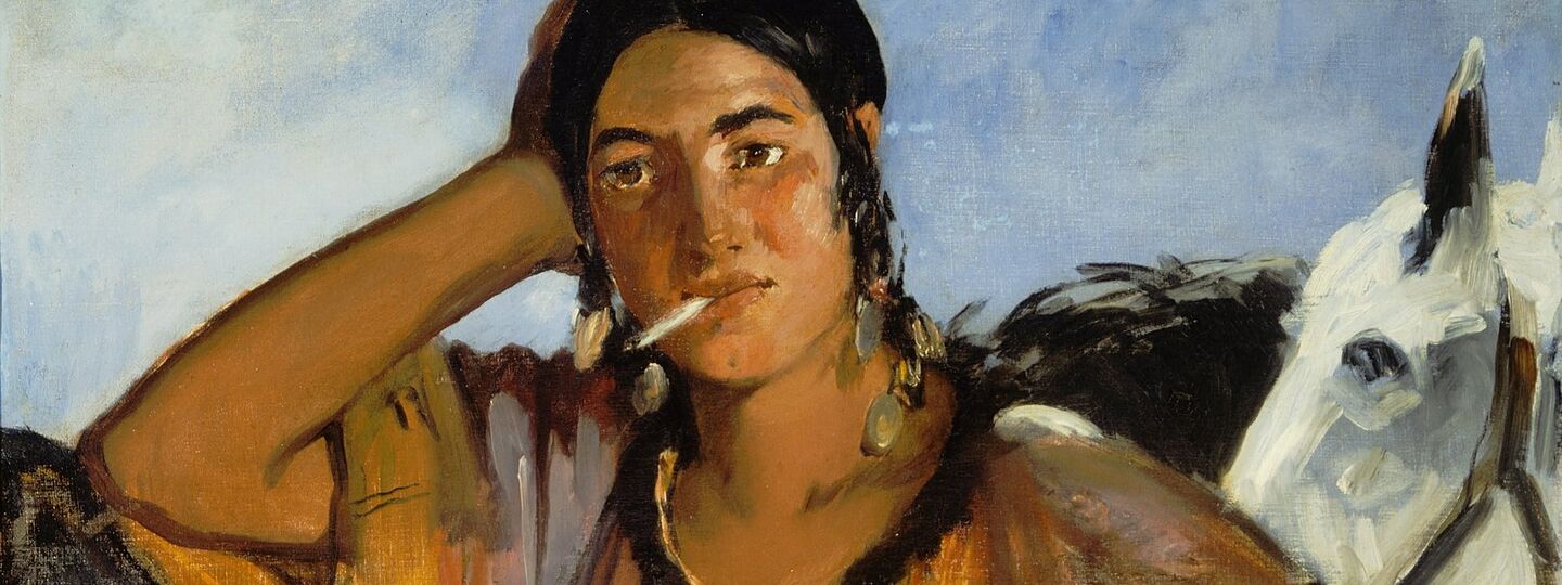 Gypsy with a Cigarette, by Édouard Manet