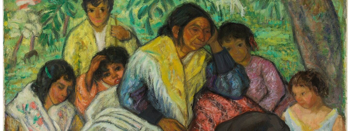 Gypsy family, by Juan de Echevarría