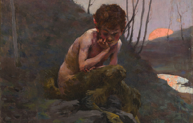 Little Faun, by Stanisław Bohusz-Siestrzeńcewicz